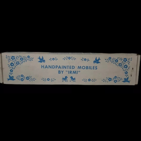 Vtg Irmi Wood Hand Painted Crib Mobile - Picture 8 of 8